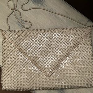 Gold Shimmer Lyrella Handbag Purse /VINTAGE- perfect condition shoulder bag